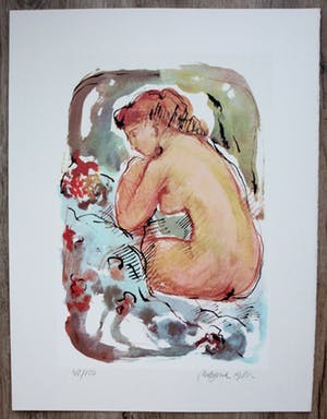 Nic Jonk - Portfoliomap - 3 zeefdrukken - 1981 kopen? Bied vanaf 199!