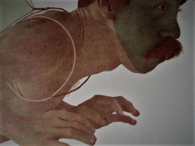 Rodolfo Meli - Toscaans Graficus - Groot Gesigneerd Litho " Zelfportret als Icarus"  kopen? Bied vanaf 1!