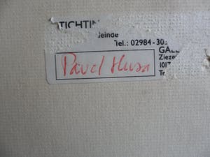 Pavel Husa - Olieverf op board, zonder titel. uit 1992. kopen? Bied vanaf 20!