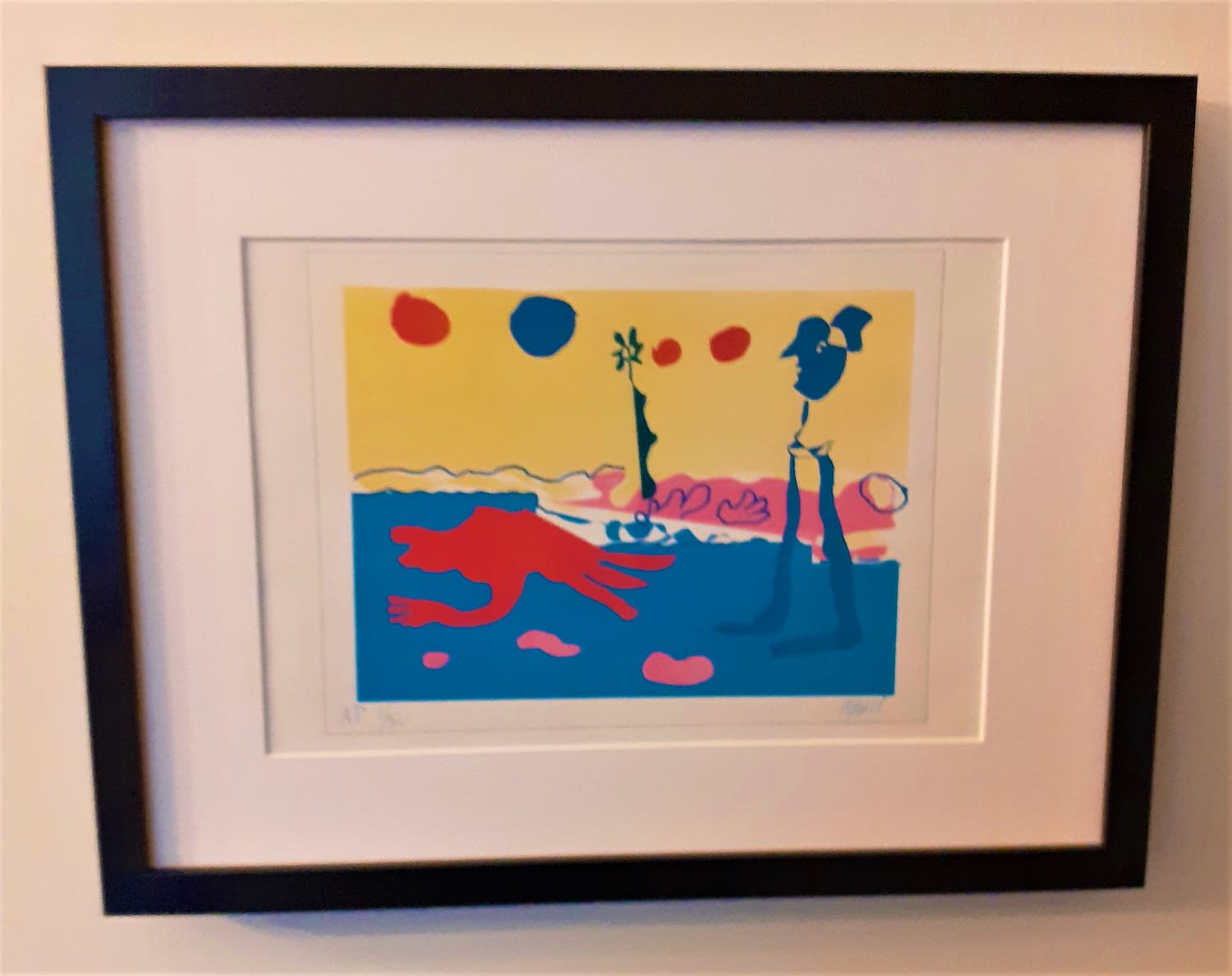 Karel Appel - Digitale printen (gelijst) verkocht voor € 50!