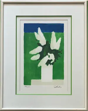 Bernard Cathelin - Bloemenstilleven kopen? Bied vanaf 155!