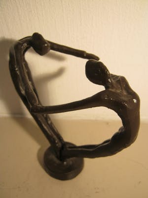 Brons (Onbekend) - elegant sculptuur - "Hart voor Elkaar" kopen? Bied vanaf 50!