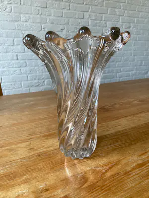 Murano Glas - Gedraaide Murano vaas, zeer zwaar, 1960 kopen? Bied vanaf 35!