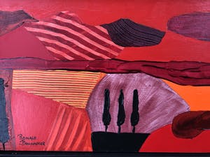 Ronald Boonacker - Toscaans landschap (origineel schilderij). kopen? Bied vanaf 165!