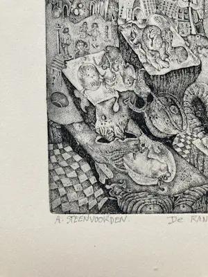 Ab Steenvoorden - Handgesigneerde en genummerde ets II uit oplage X (10)stuks kopen? Bied vanaf 75!