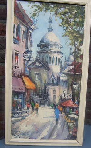 Niet of onleesbaar gesigneerd - Parijs Sacre Coeur kopen? Bied vanaf 10!