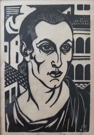 Jan Pzn Franken - Portret. Klassiek figuur. kopen? Bied vanaf 45!