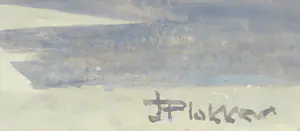Johannes Herbert Plokker - Gouache, Riquewihr - Ingelijst kopen? Bied vanaf 1!