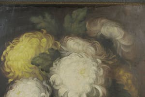 Willem de Kok - Olieverf op doek, Bloemstilleven - Ingelijst kopen? Bied vanaf 1!