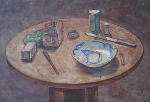 Hans Koopman - Cilinder-tafel kopen? Bied vanaf 300!