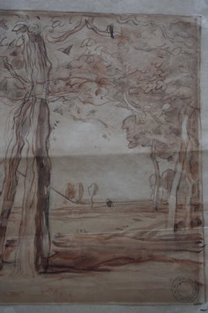 Willem van Konijnenburg - Aquarel - Boerenlandschap kopen? Bied vanaf 200!