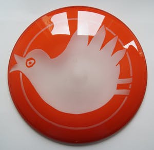 Corneille - kristallen schaal ‘Oiseaux’ – 2000 – oplage 8 ex. - Royal Leerdam kopen? Bied vanaf 850!