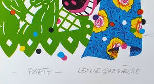 Leslie Gabrielse - Zeefdruk 'Party' kopen? Bied vanaf 35!