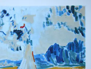 Buy Maurice de Vlaminck - Voile sur le lac - 1973 - Kleuren lithografie? Bid from 80!