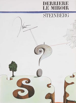 Saul Steinberg - Uitgave Derrière le miroir met originele litho's, no. 157 (1966) kopen? Bied vanaf 35!