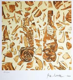 Rob Scholte - Zeefdruk, Scherven verkocht voor € 1!