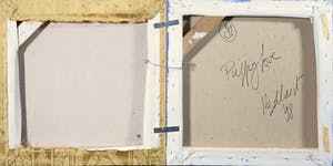 Jan Bollaert - Acryl op doek en textiel, Puppylove kopen? Bied vanaf 80!