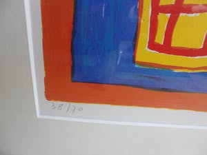 Dolf Verlinden - Zeefdruk. Titel, " D VIII / XV" kopen? Bied vanaf 75!