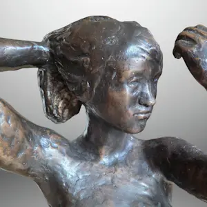 Flory Italianer - Staand vrouwelijk naakt - Groot beeld! kopen? Bied vanaf 1650!