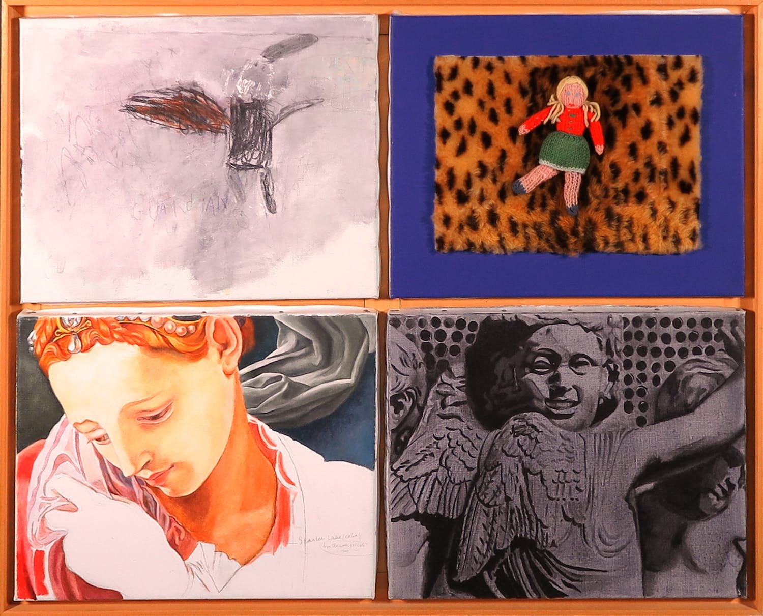 Pien Hazenberg - Vierluik, No escape - Ingelijst kopen? Bied vanaf 450!