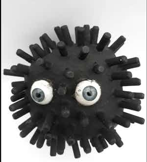 Peter Bastiaanssen - Angstvirus zonder titel verkocht voor € 53!