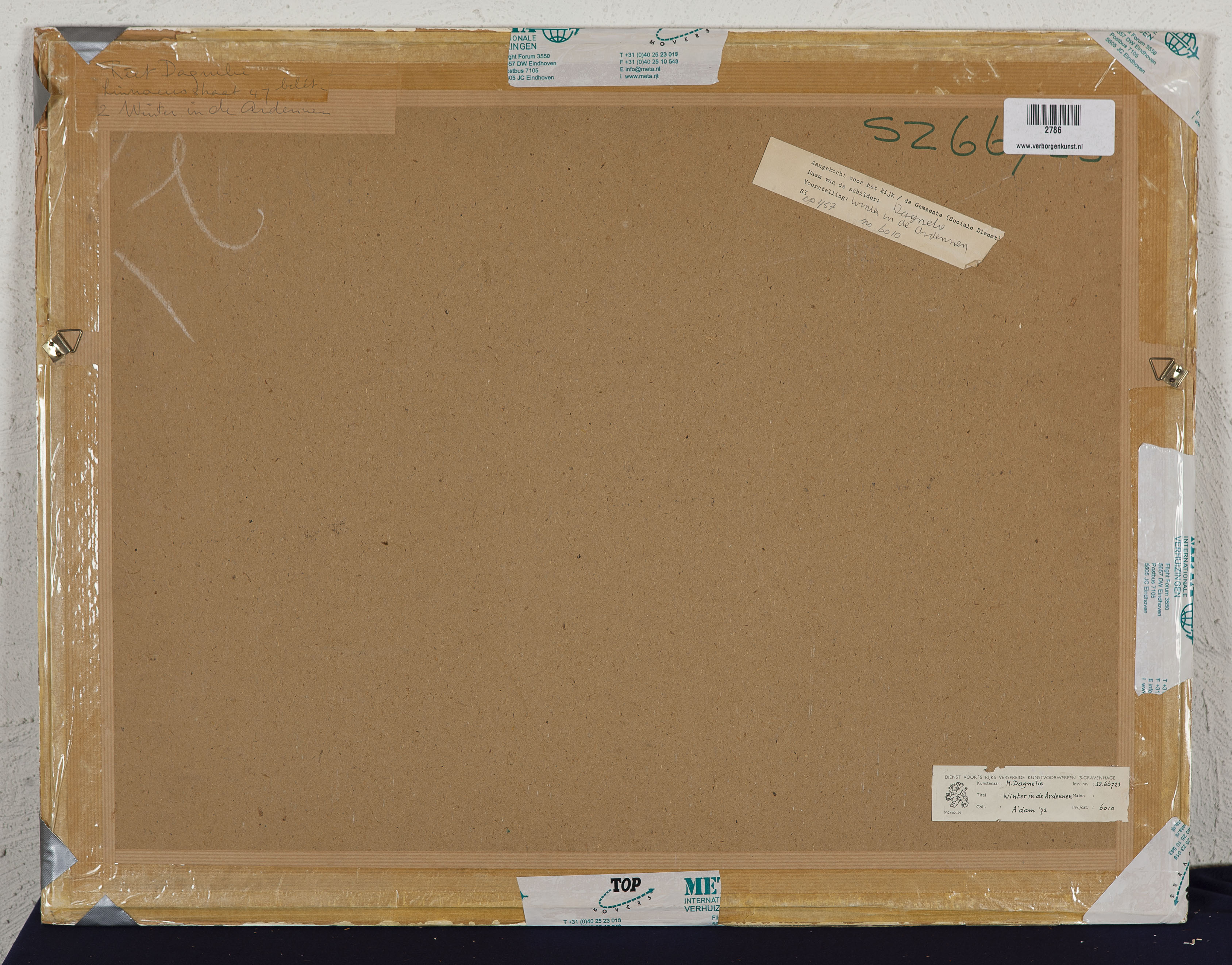 Marie Dagnelie - Winter in de Ardennen - Aquarel op papier - gesigneerd r.o. - BKR Amsterdam kopen? Bied vanaf 10!