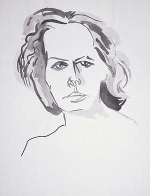 Joe Wols - Penseeltekening, Vrouw kopen? Bied vanaf 1!