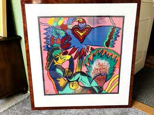 Corneille - Vogel - Groot formaat - verkocht voor € 325!