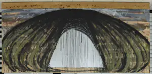 Rene Klarenbeek - Drieluik van gemengde techniek op doek, Stadium Aphrodisias (Zeer groot) kopen? Bied vanaf 1!