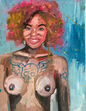 Peter Klashorst - Groot werk op doek - 2018 - Handgesigneerd !!! kopen? Bied vanaf 225!