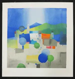 Heinz Hoffmann - Zeefdruk, Zonder titel kopen? Bied vanaf 1!