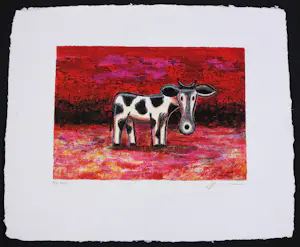 Michiel Molenaar - Lot van 5 zeefdrukken op geschept papier, Dieren kopen? Bied vanaf 100!