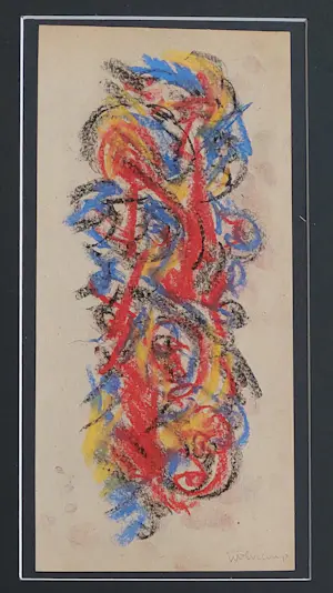 Theo Wolvecamp - Abstracte compositie kopen? Bied vanaf 195!