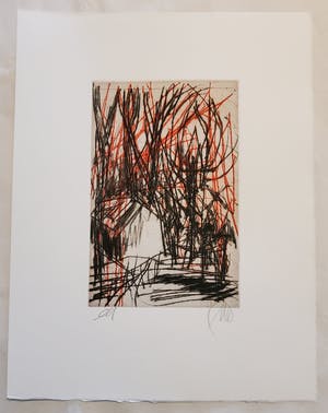 Markus Lüpertz - OHNE TITEL, signiert und e.a. kopen? Bied vanaf 300!