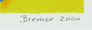 Saskia Bremer - Zeefdruk, New age b.3. - Ingelijst kopen? Bied vanaf 1!