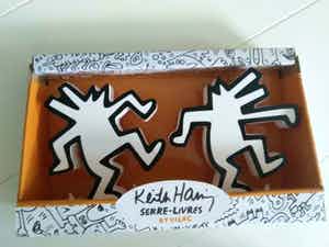 Keith Haring - boekensteunen / book stands verkocht voor € 75!