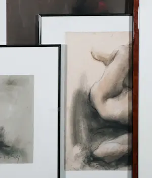 Clemens Pasch - Grafiek / ets en unieke werken op papier, Lot van 8 ingelijste werken! kaufen? Bieten Sie von 200!