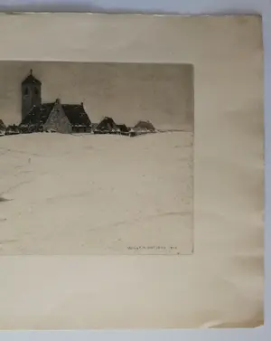 Willem Witjens - Winterlandschap. kopen? Bied vanaf 55!