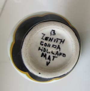 Plateelbakkerij Zenith - Bibelot platelen kannetje met mat decor kopen? Bied vanaf 1!