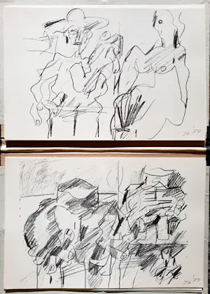 Jan Sierhuis - schetsboek met 20 litho's en gedicht van Bert Schierbeek kopen? Bied vanaf 145!