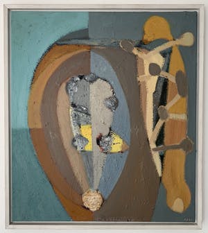 Piet Warffemius - olieverf op doek - zonder titel - 1991 kopen? Bied vanaf 700!