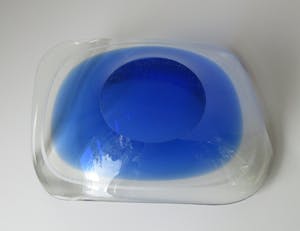 Paul Kedelv - Blauwe Coquille schaal kopen? Bied vanaf 50!