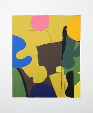 Walter Fusi - Zeefdruk, Zonder titel kopen? Bied vanaf 20!