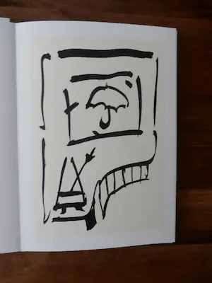 Pierre Alechinsky - originele tekening in boek + 10 litho's kopen? Bied vanaf 175!