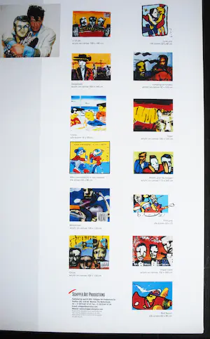 Herman Brood - Woedend Licht, incl zeefdruk + diversen kopen? Bied vanaf 100!