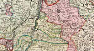 Matthäus Seutter - Handgekleurde gravure, Alsatia Landgraviatus cum utroque (...) kopen? Bied vanaf 20!