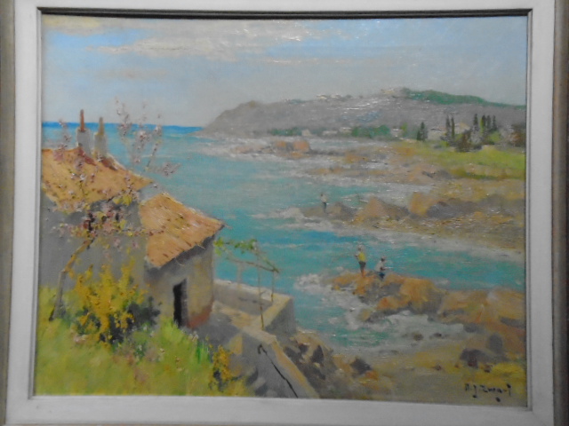 Arie Zwart - Vissers aan de Spaanse kust kopen? Bied vanaf 450!