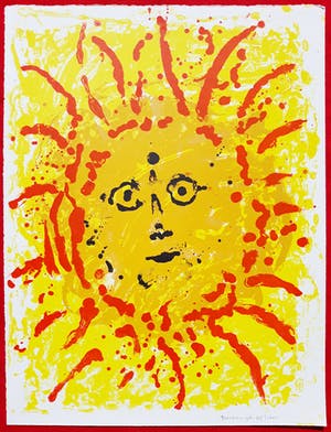 Jef Diederen - Mooi hoofd, litho kopen? Bied vanaf 45!