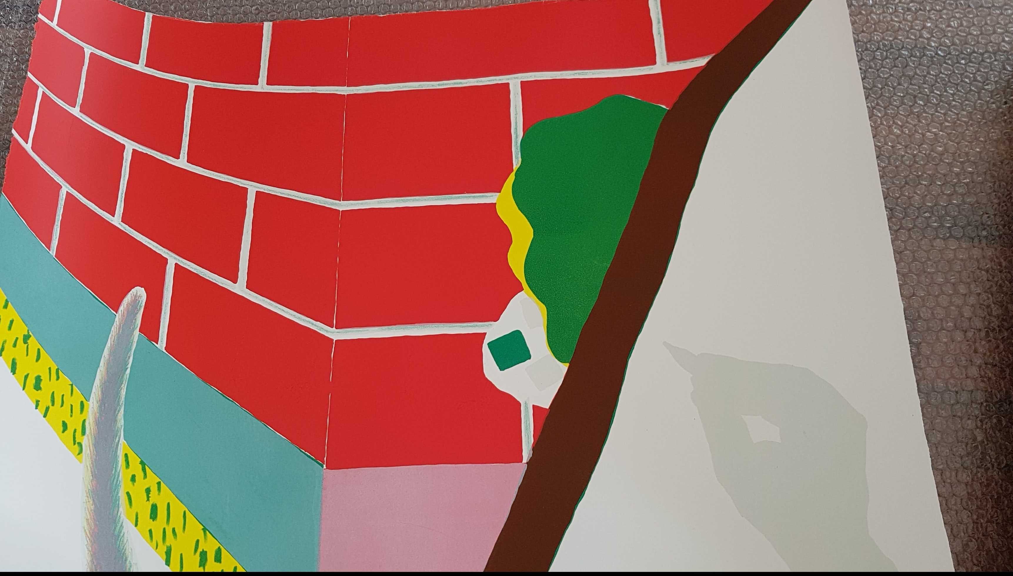 Roger Raveel - Wat gebeurt er om het hoekje? verkocht voor € 500!