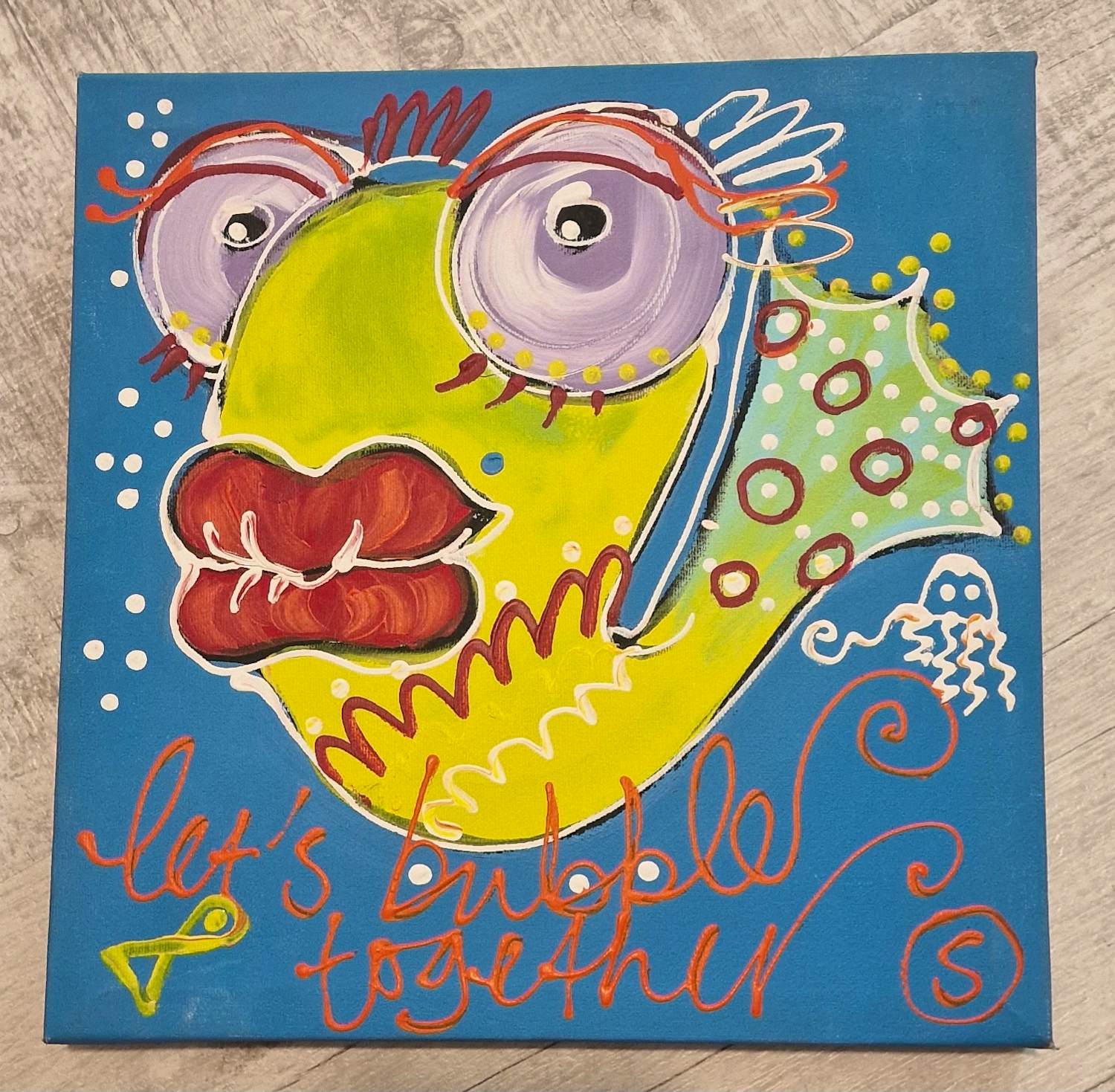 Buy Carolina Paulussen - Let's Bubble together? Bid from 25!